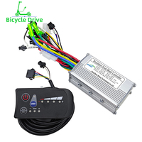24V 36V 48V 250W 350W E-bike Brushless Motor Drive Universal Controller S810 LED Panel Set for Electric Scooter Bicycle Repair