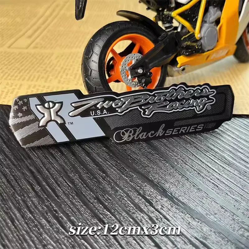 Metal Sticker Motorcycle Modification HOSAINURA Exhaust Pipe Aluminum Label Personalized Decoration High Temperature Resistant