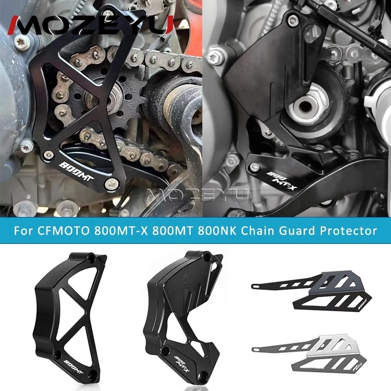 

For CFMOTO 800MT-X 800MT 800NK 2021-2026 800 MT-X NK MT 2025 Accessories Frront Sprocket Guard Belt Chain Guard Cover Protection