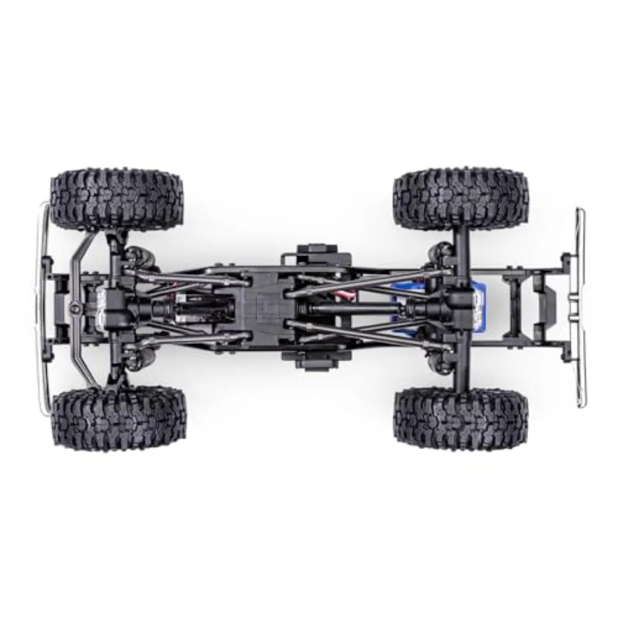 1/18 TRX-4M F-150 High Trail Crawler Truck with Off-Road Performance Black Body Durable Composite Chassis Advanced Susp