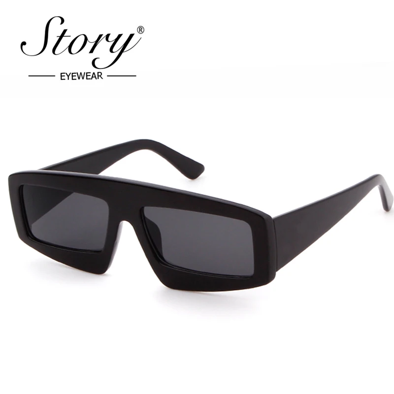 STORY 2018 Rectangle Shape GG Sunglasses Women Gothic Brand Designer Fashion Mirror Sun Glasses Eyewear For Women ST045