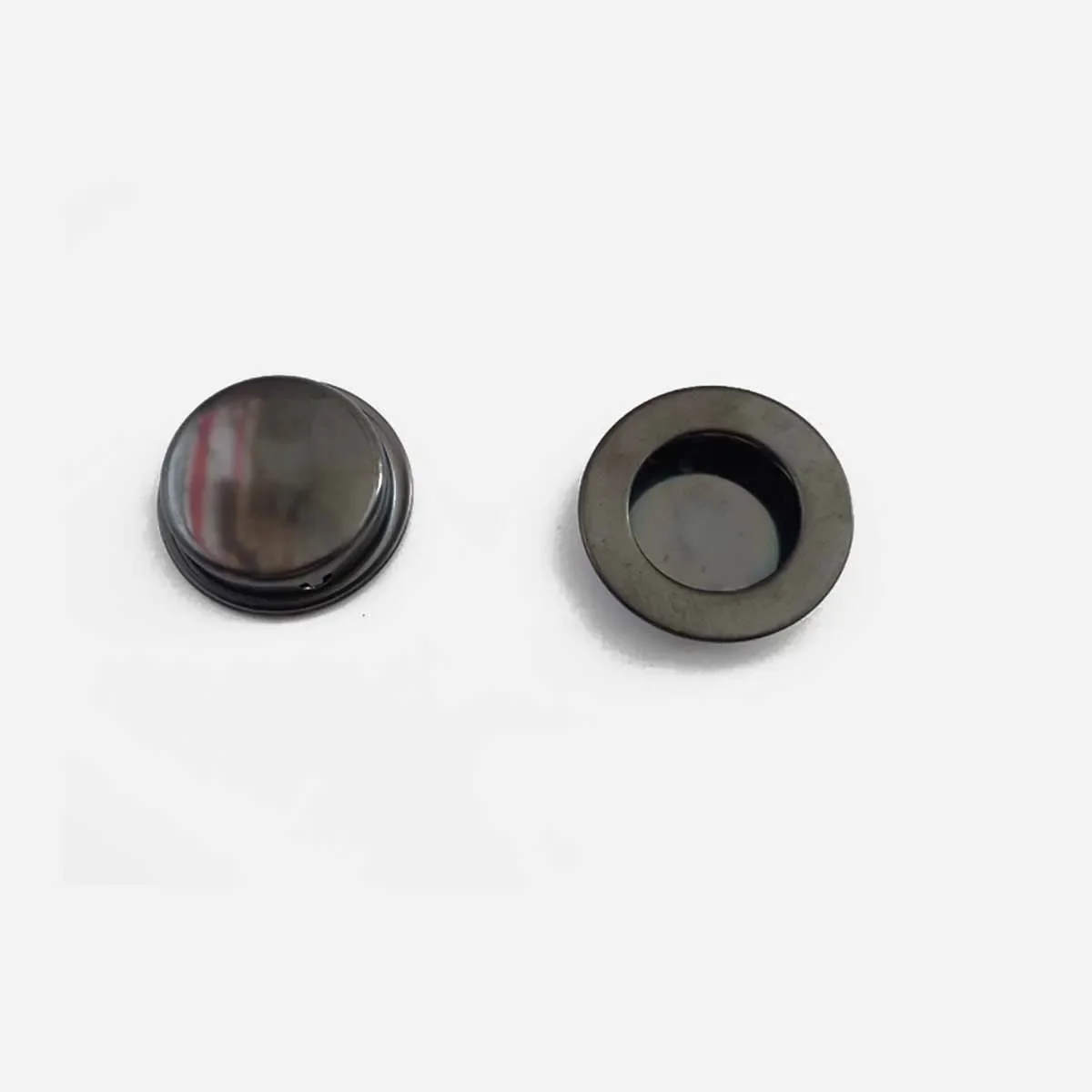 Stainless Steel Circular Handle Drawer Cabinet Door Sliding Door Concealed Embedded Invisible Small Handle Opening 35mm