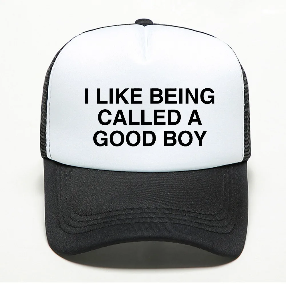 I Like Being Called A Good Boy Breathable baseball cap fashion casual adjustable Snapback Caps summer outdoor mesh trucker hat