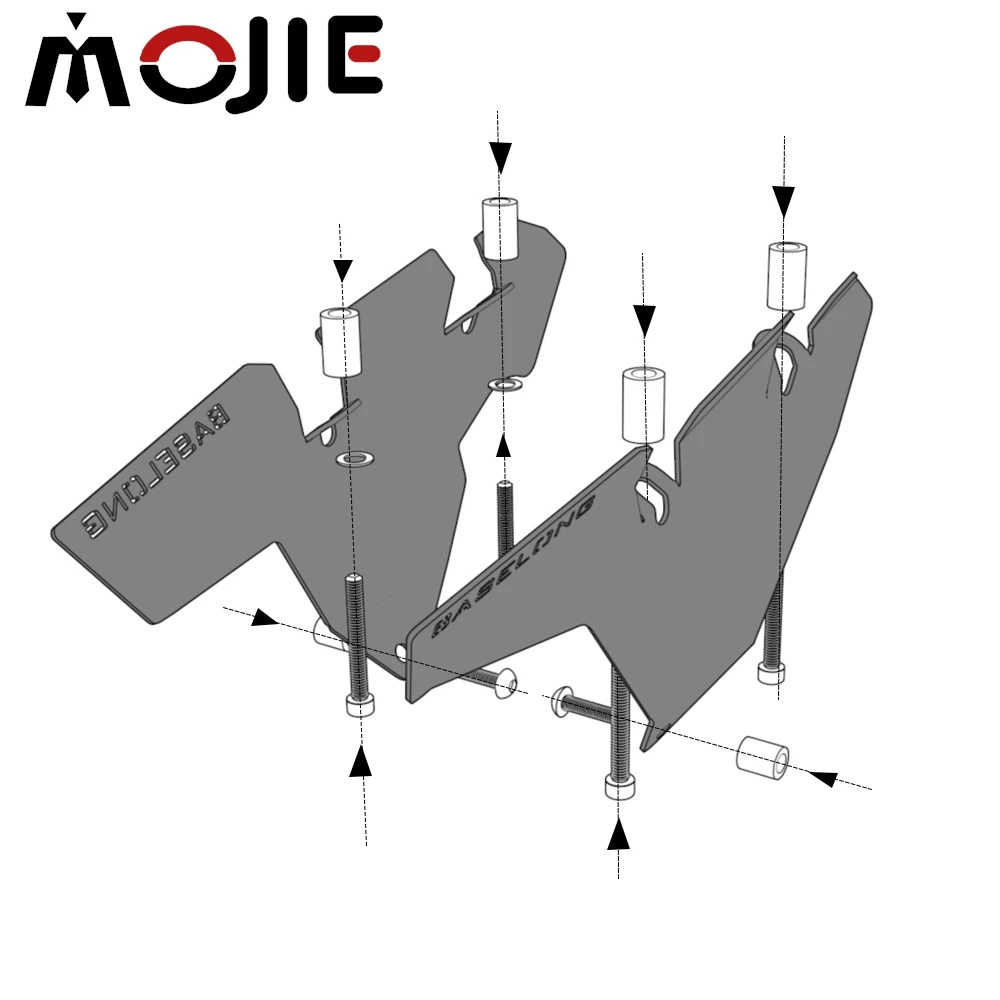 ملحقات الدراجات النارية لوحات حشو جانبية للركاب لسيارات BMW R1300GS ADV GS1300 R 1300GS 1300 GS 2024 2025 2026 واقي من الرذاذ