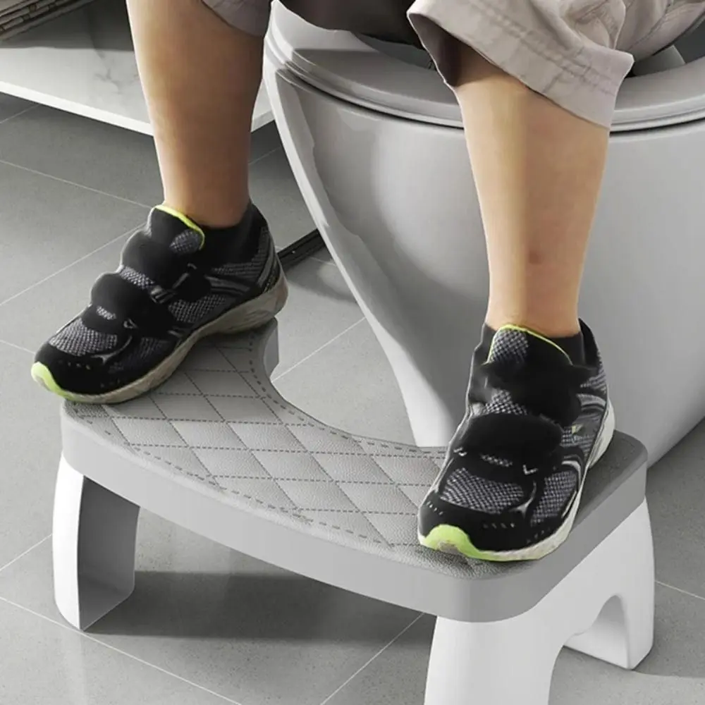 New Plastic Toilet Squat Stool 4colors Removable Toilet Seat Stool Non-slip Portable Foot Stool 's image 3