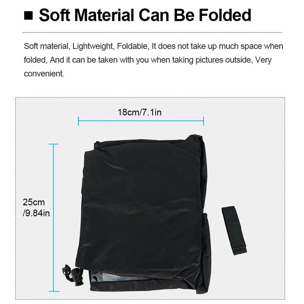 Водонепроницаемый чехол от дождя для камеры, защитное покрытие черного цвета для цифровых зеркальных камер Canon, Nikon, Sony, Panasonic, Fuji