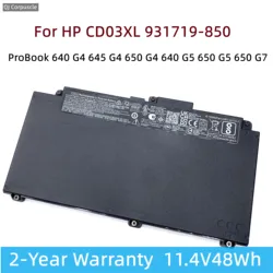 Original CD03XL Laptop Battery For HP ProBook 640 G4 645 G4 650 G4 640 G5 650 G5 650 G7 HSTNN-UB7K HSTNN-LB8F IB813 931719-850