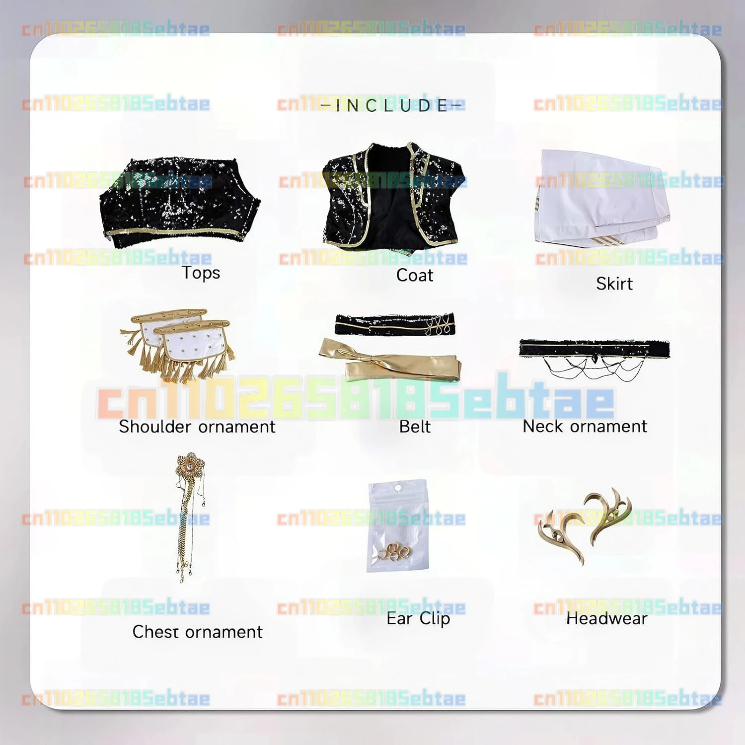 KPop Girls Demon Hunters Cosplay Rumi Zoey Mira Costume Cosplay Costume Wigs for Women Black Golden Outfit Set Halloween