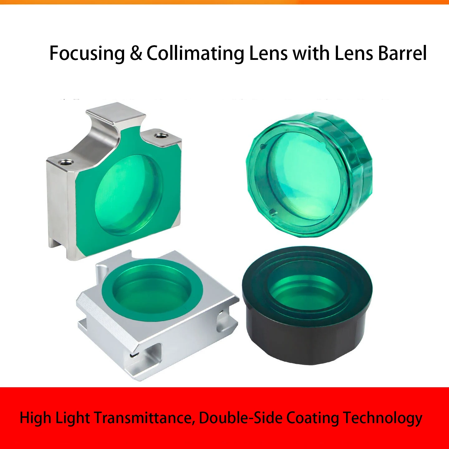 Collimating lens barrel for laser cutting machine focusing lens assembly, Wavethorn Black Diamond BLT441 310 laser lens set