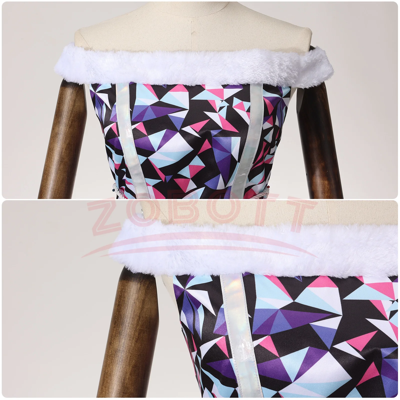 أزياء آبي بومينابل التأثيرية، زي تنكري للفتيات، زي لعب الأدوار الأنيمي، بدلة الهالوين كرنفال عيد الميلاد للنساء #6