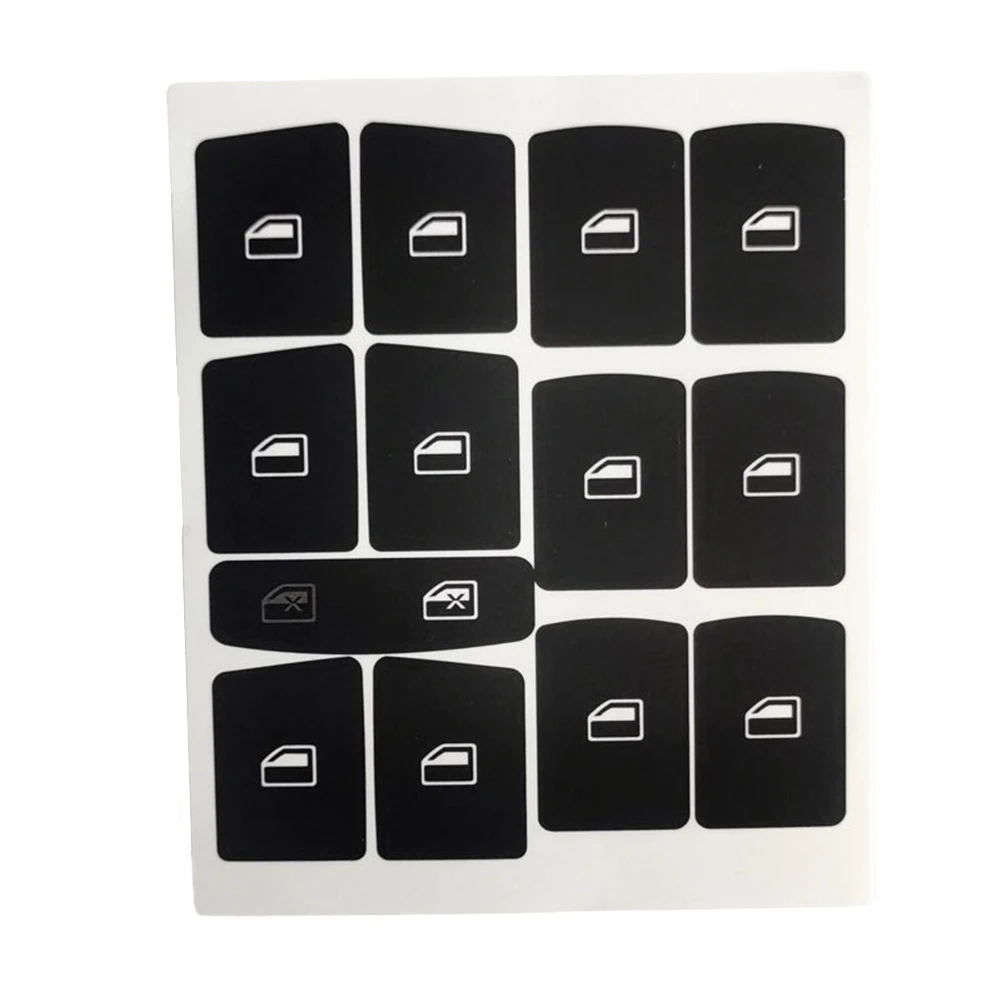 

Exquisite Sturdy Easily Install Elegant Design Repair Sticker Button 10X13CM Black Car Accessories For A6/A6L Q7