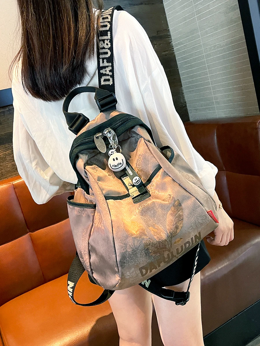 fashionable-lightweight-waterproof-oxford-cloth-printed-backpack-for-women-travel-bag-mommy-bag-double-shoulder-bag-zipper-cl