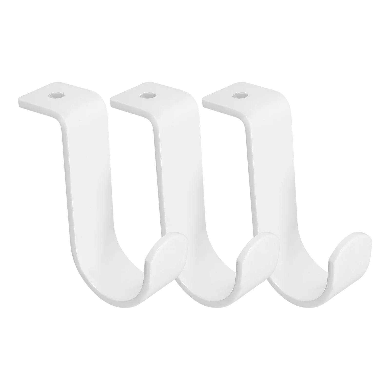 

3pcs Curtain Rod Brackets Stainless Steel Adjustable Support For Single Rod No Screws Easy Install Home Decor Hardware