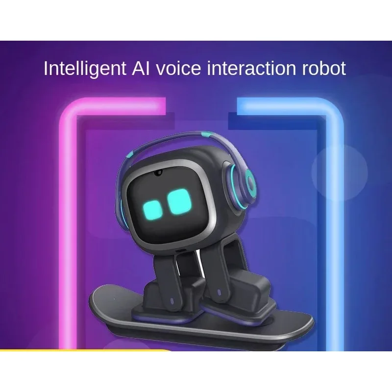 Desktop Companion Robot Intelligent AI Emotional Communication Interactive Dialogue Recognition EMO PET