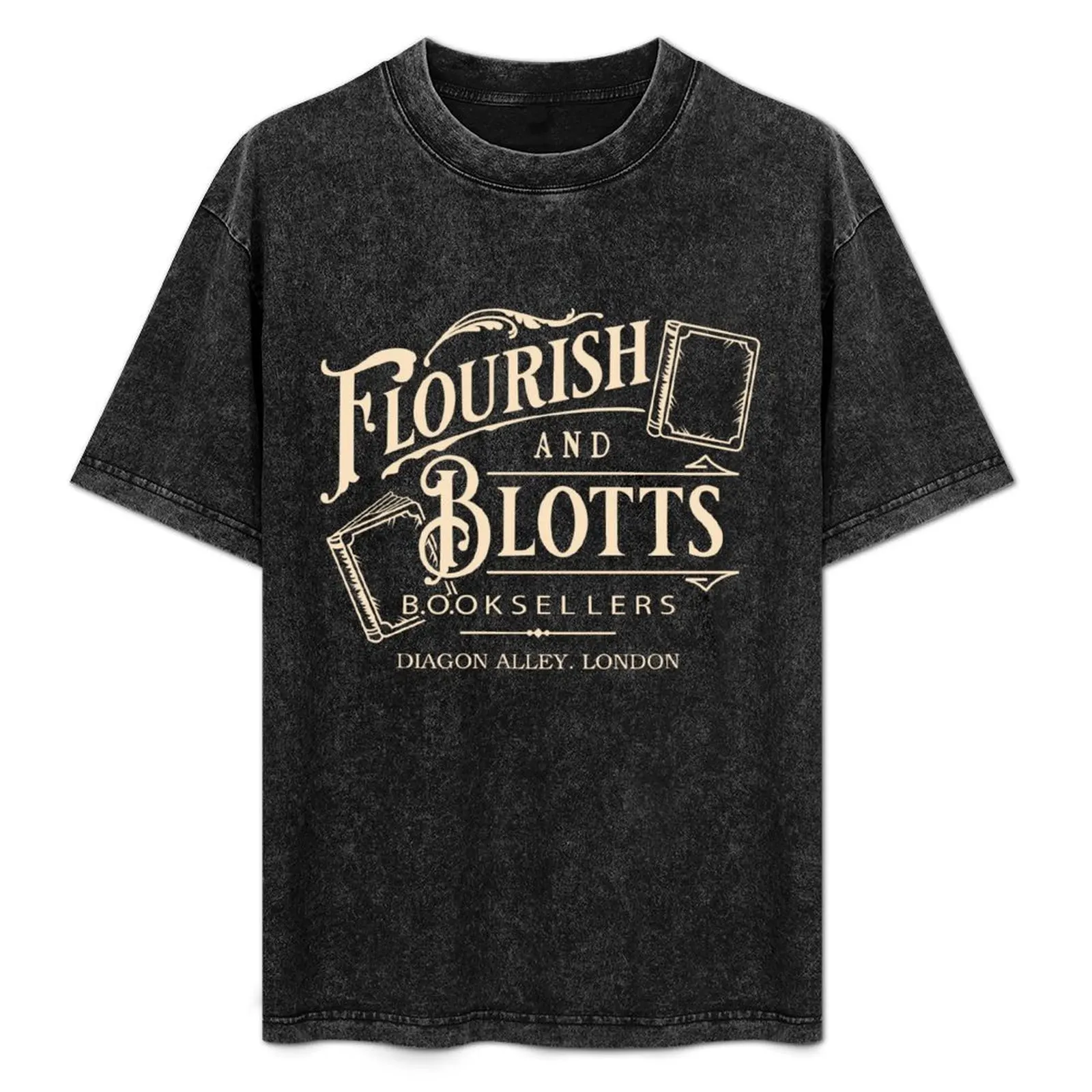 

Flourish and Blotts T-Shirt Simple Trendy Casual T-Shirt