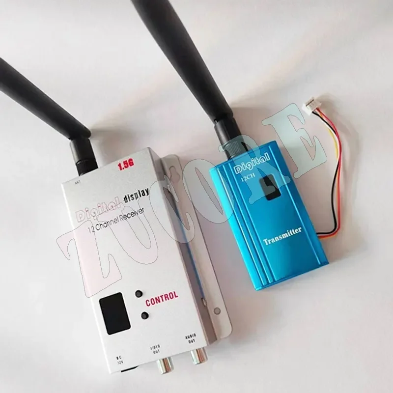 Комплект беспроводного передатчика и приемника 1,5G, 1,5 Вт, беспроводной видеопередатчик, беспроводной мониторинг передачи изображений