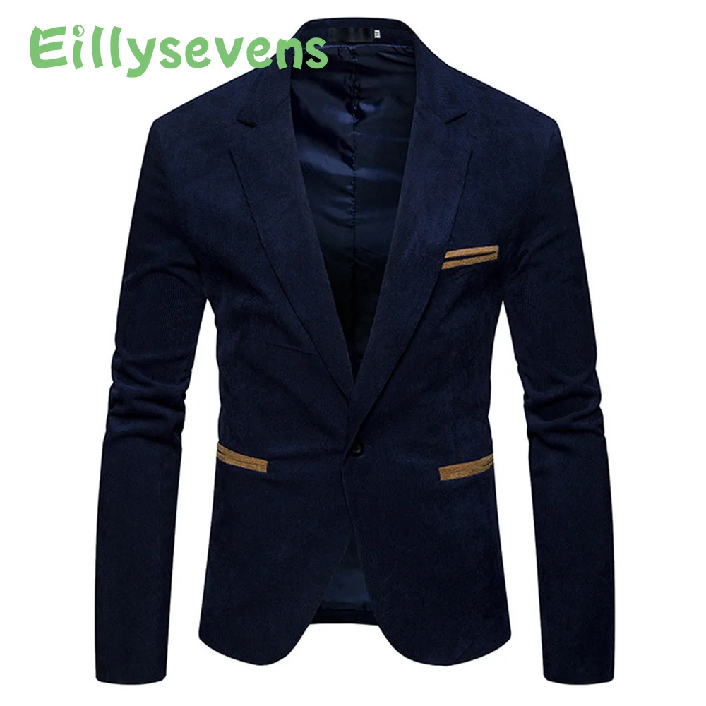 

New Arrival Luxury Men Blazer Fashion Brand High Quality Cotton Blend Spring Autumn Slim Fit Men Suit Blazers Men 2023