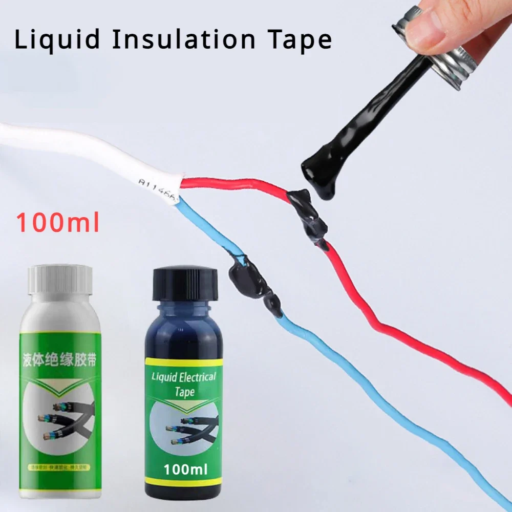 100/30 Ml Super Strong Glue Sticks All Waterproof Liquid Electrical Tape Epoxy Resin Repair Rubber Wire Cable Adhesive Paint