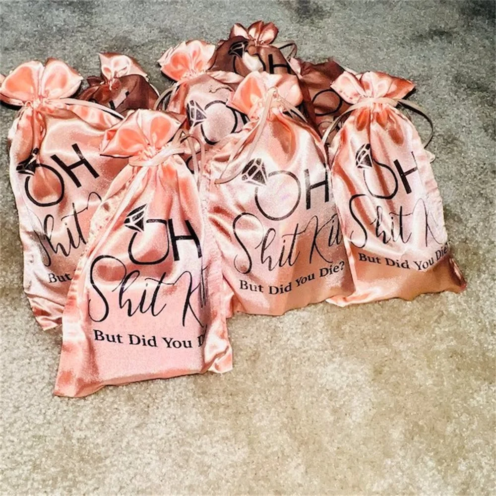 12 Bachelorette Party Favor Bags, Oh Schit Kit, Hangover Kit, Recovery Kit, Bridal Shower Party Favor Bags, Hen Party Favor Bags