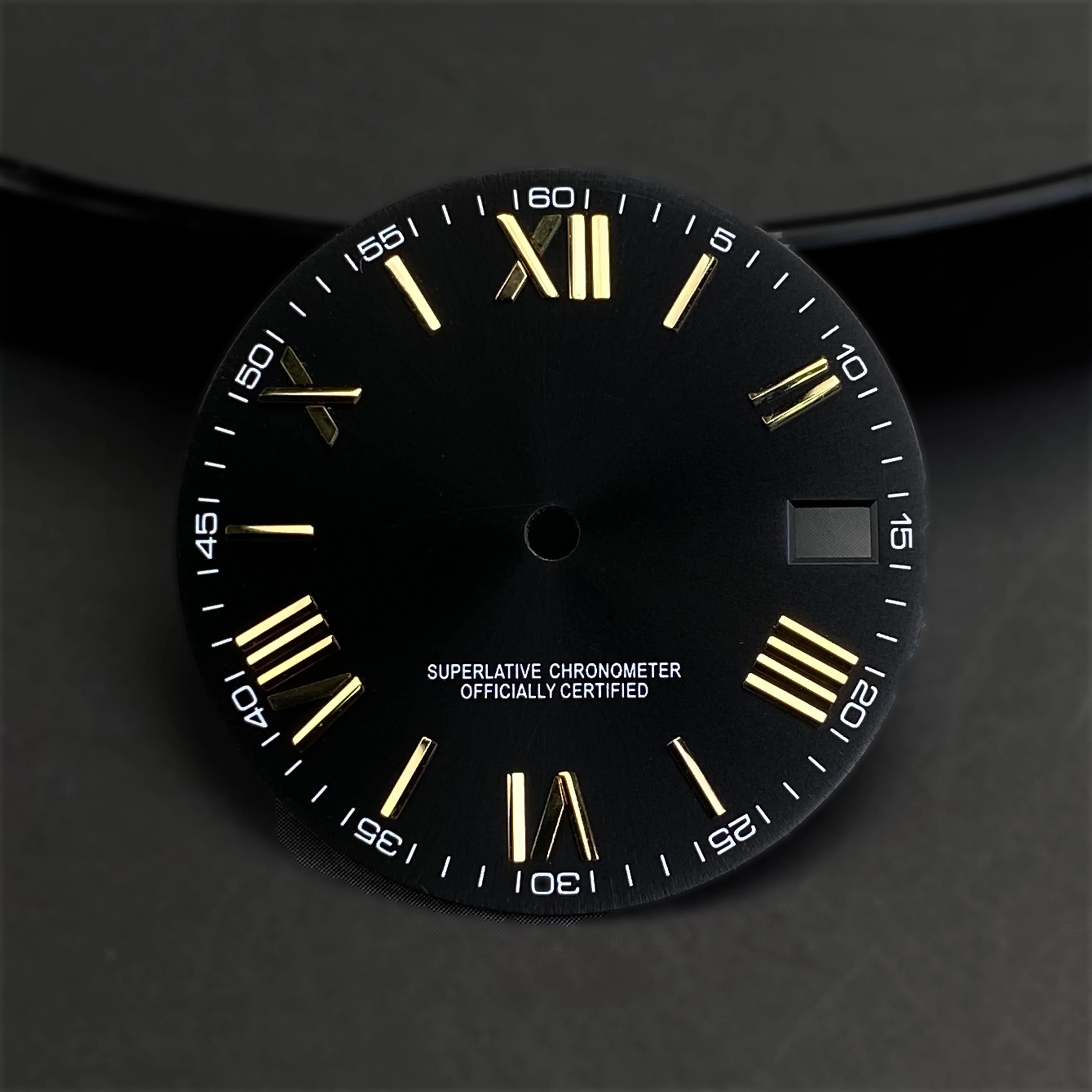 NH35 28.5 مللي متر الطلب الأرقام الرومانية تقويم واحد ساعة الطلب مناسبة ل NH34/NH36 ساعة يد تعمل بالحركة الوجه اكسسوارات أدوات إصلاح