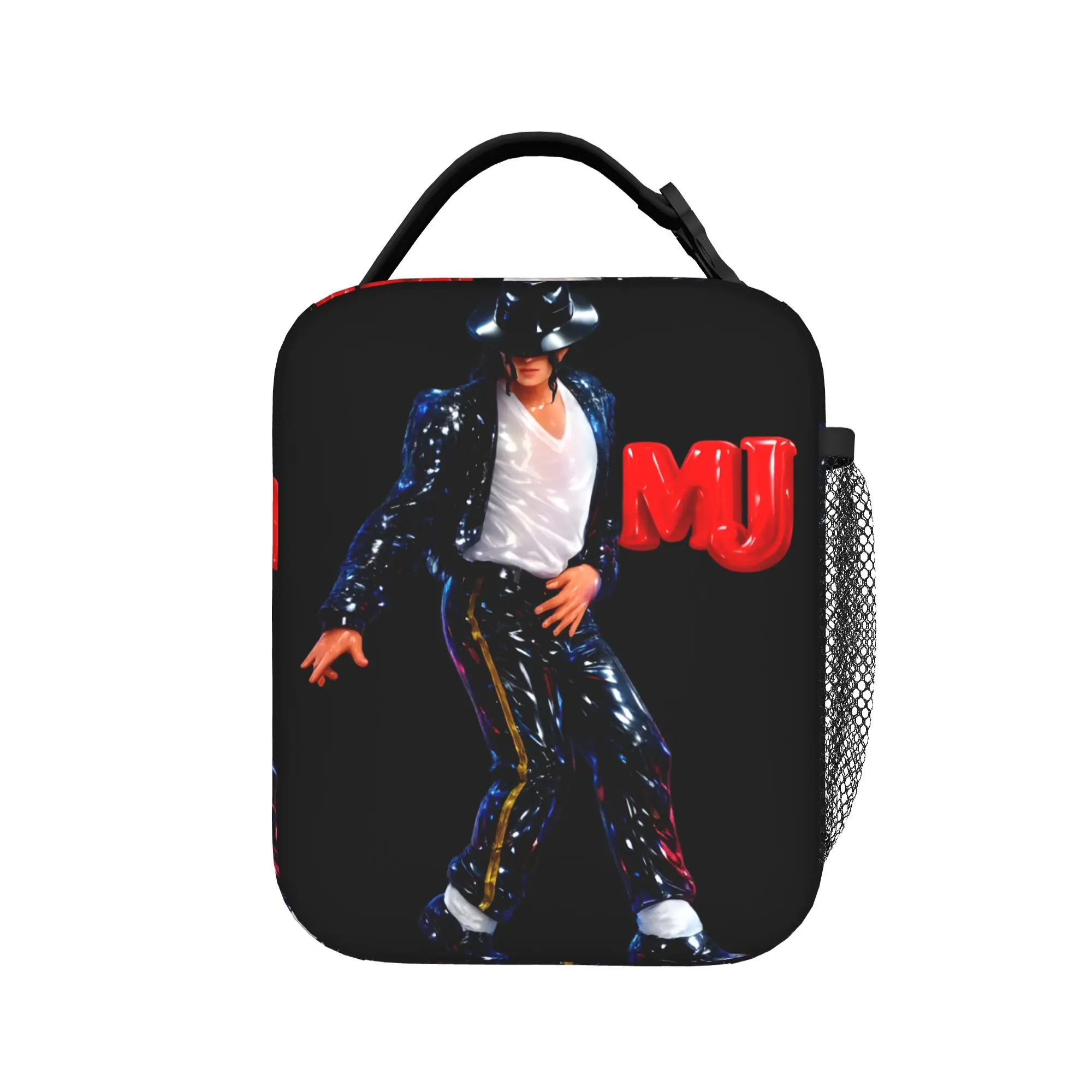 MJ king of pop Insulated Lunch Bags Thermal Bag  Lunch Container High Capacity Tote Lunch Box Food Handbags College  Travel