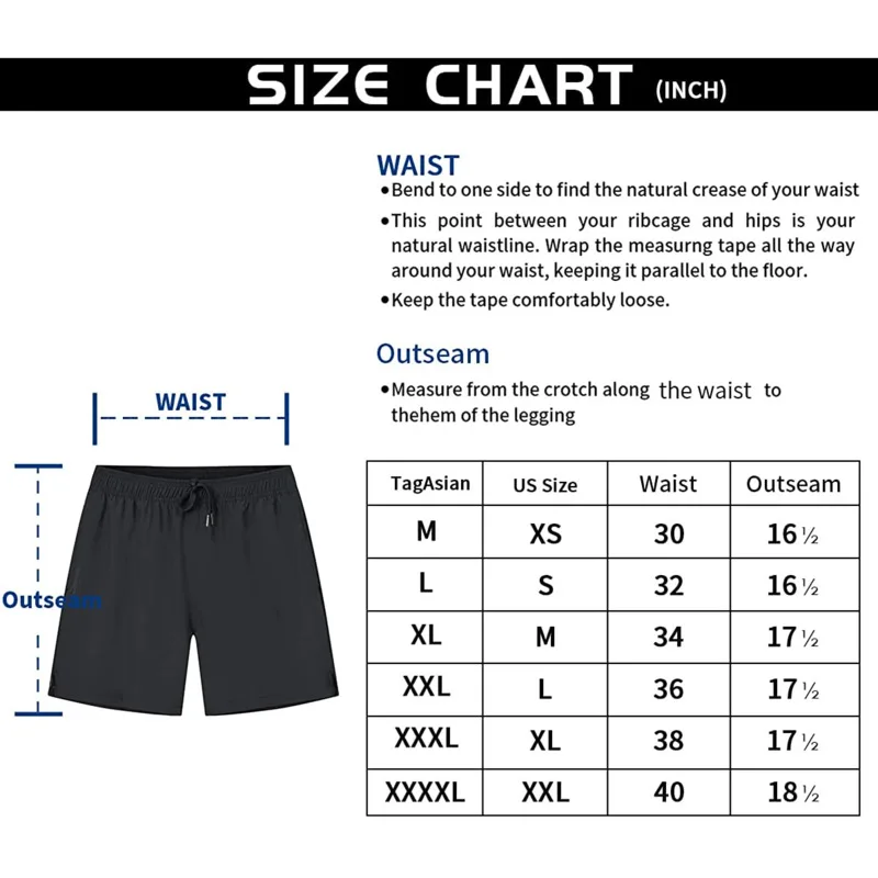 Summer  Men\'s Swim Trunks  Beach Shorts Elastic Closure Quick Dry Short Pants With Zipper Pockets