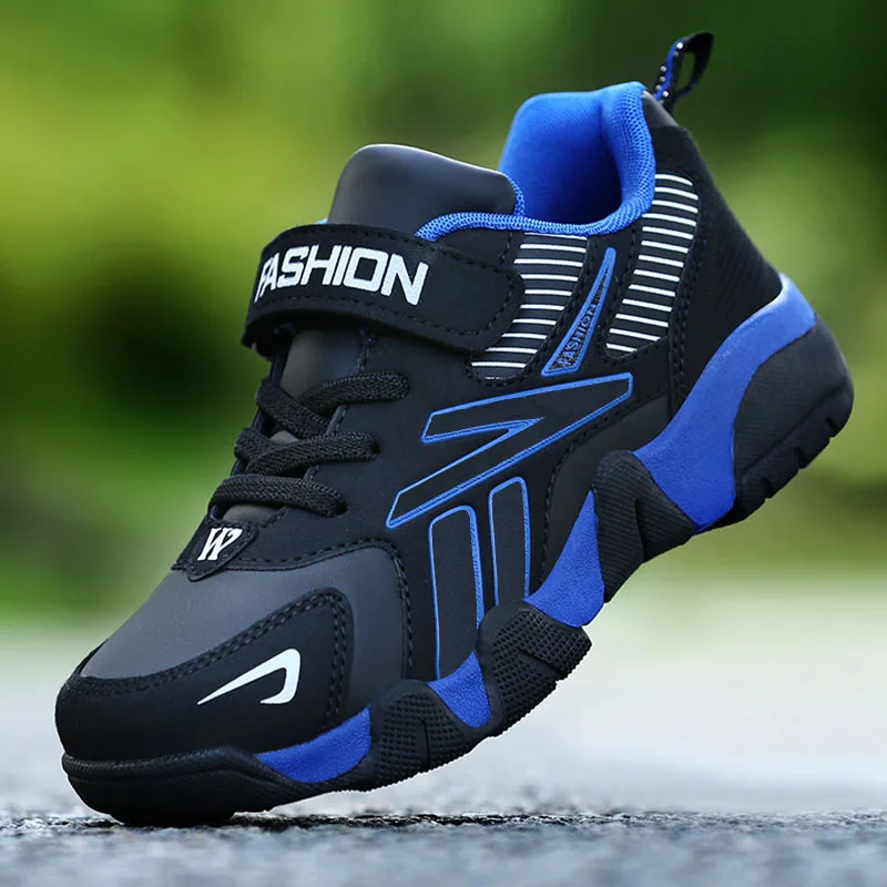 Kinderen Jongens Schoenen School Sport Mode Leer Voor Kinderen Tennis Casual Sneakers Kinderen Jongen Hardlopen 7-12 Jaar Wandelschoen