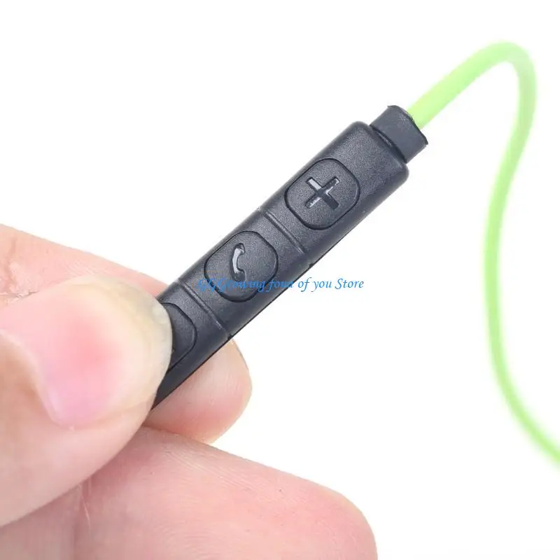 H9EB AUX Cord with Microphones Sound Controlled for K450 K451 K452 K480 Headsets