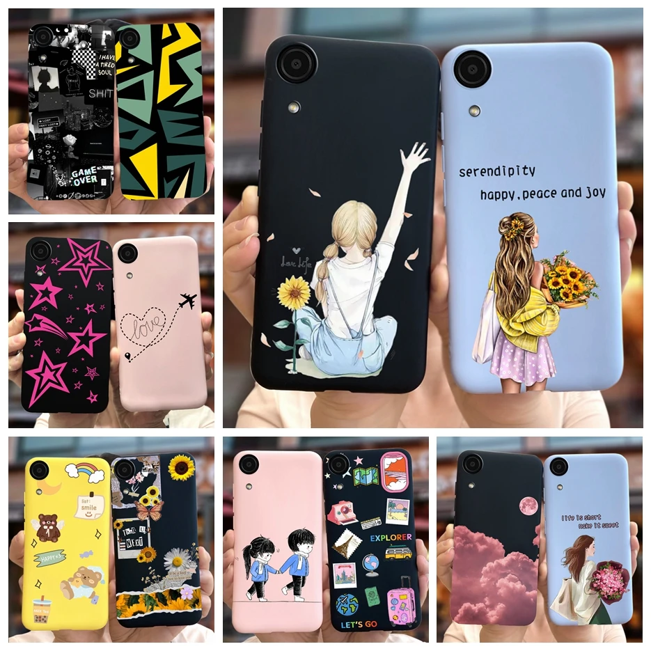 Funda de TPU suave para Samsung Galaxy A03 Core, carcasa bonita de dibujos animados para chicas Samsung A03s A 03 s Galaxy ya03 Core A03