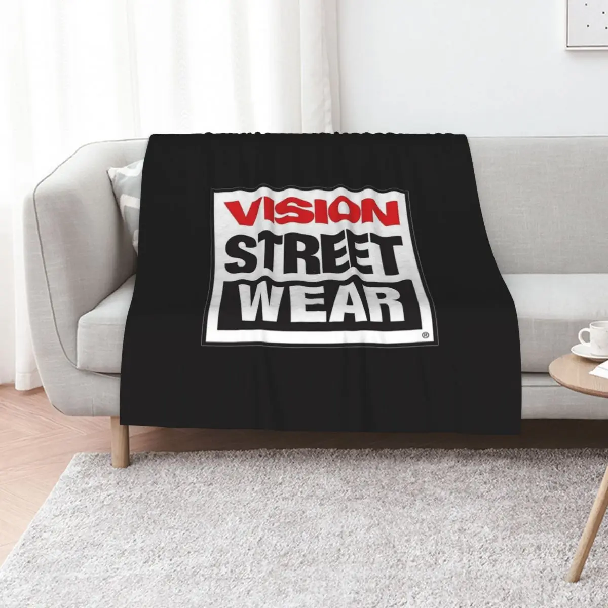 رؤية الشارع ارتداء تي شيرت رؤية ملابس الشارع رمي بطانية الأرائك سرير ناعم البطانيات والرمي البطانيات العلامة التجارية الفاخرة