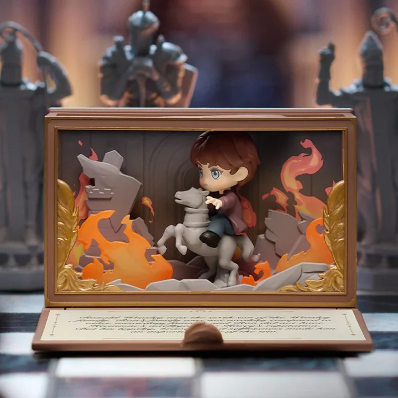 POPMART هاري بوتر هوجورتس السيرة الذاتية سلسلة الأصلي صندوق أعمى اللعب تخمين حقيبة صندوق غامض أنيمي الشكل الحلي هدية