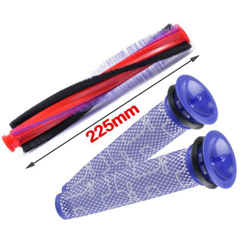 185/225mm Main Roller Brush Bar + Filter ForDyson V6 DC58 DC59 SV03 Vacuum Cleaner Parts Accessories