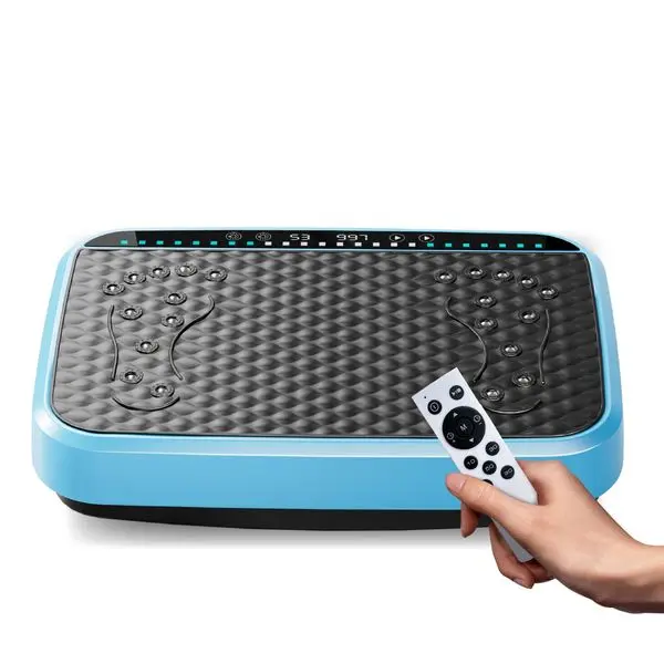 

Vibration Plate Exercise Machine, Whole Body Fitness Platform for Lymphatic Drainage, Vibrating Shaker Board with 120 Speed Leve