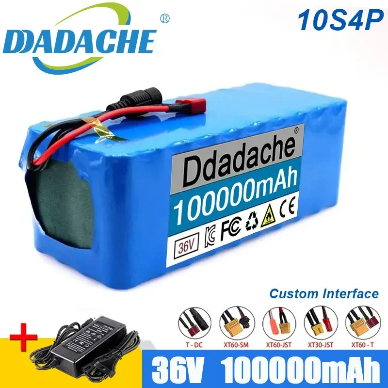 

18650 Battery Pack 10S4P 36V 100000mAh Electric Scooter Lithium Battery 36V 110Ah Electric Scooter Electric Scooter Battery 36v