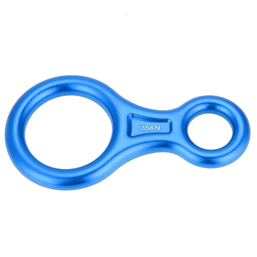 

35KN Rock Climbing Figure 8 Descender - Rappelling Gear & Belay for Downhill Adventures