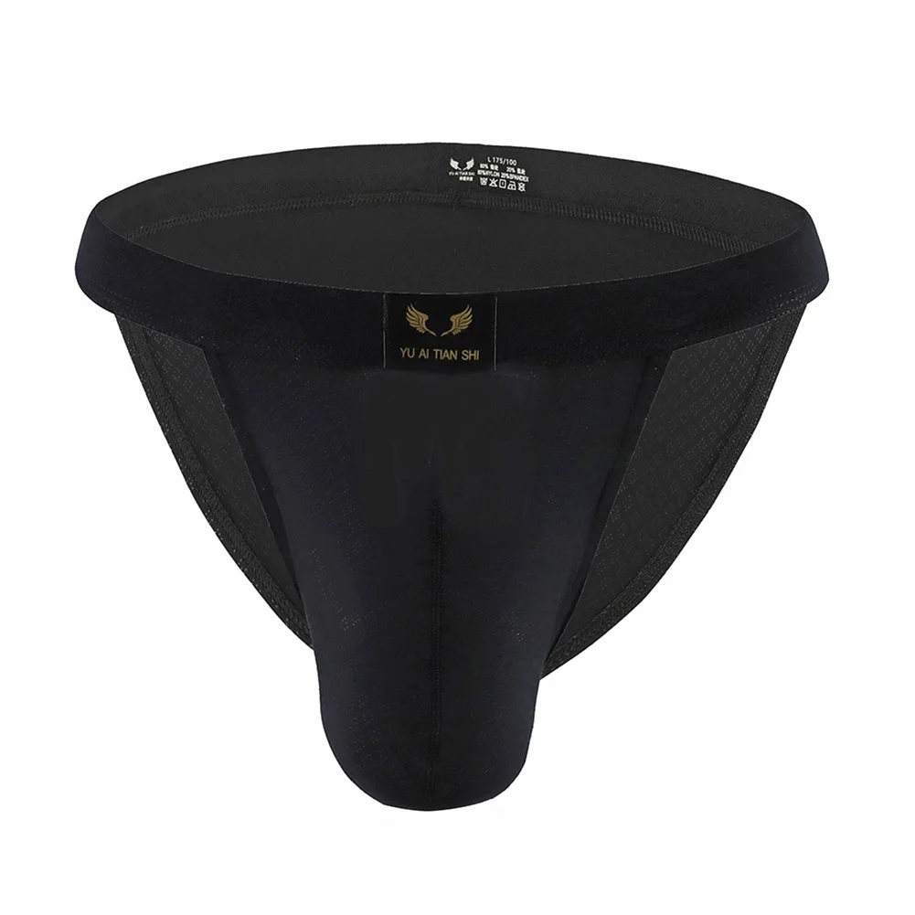 

Brief Breathable Panties XL Yellow Men Underwear Classic Style Comfort Fit Elastic Waistband Lightweight Fabric