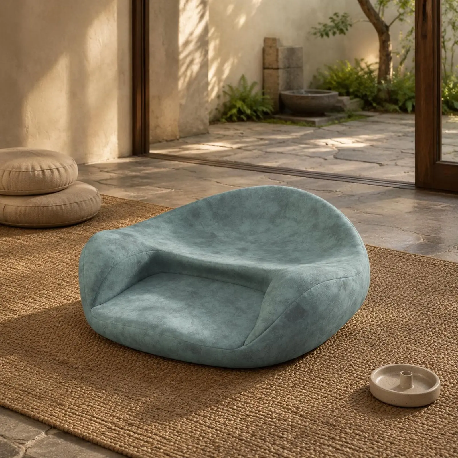 Memory Foam Meditation Cushion Soft Cushioning Zen Seat Cushion Zafu Floor Pillow Pressure Relief Home Goods