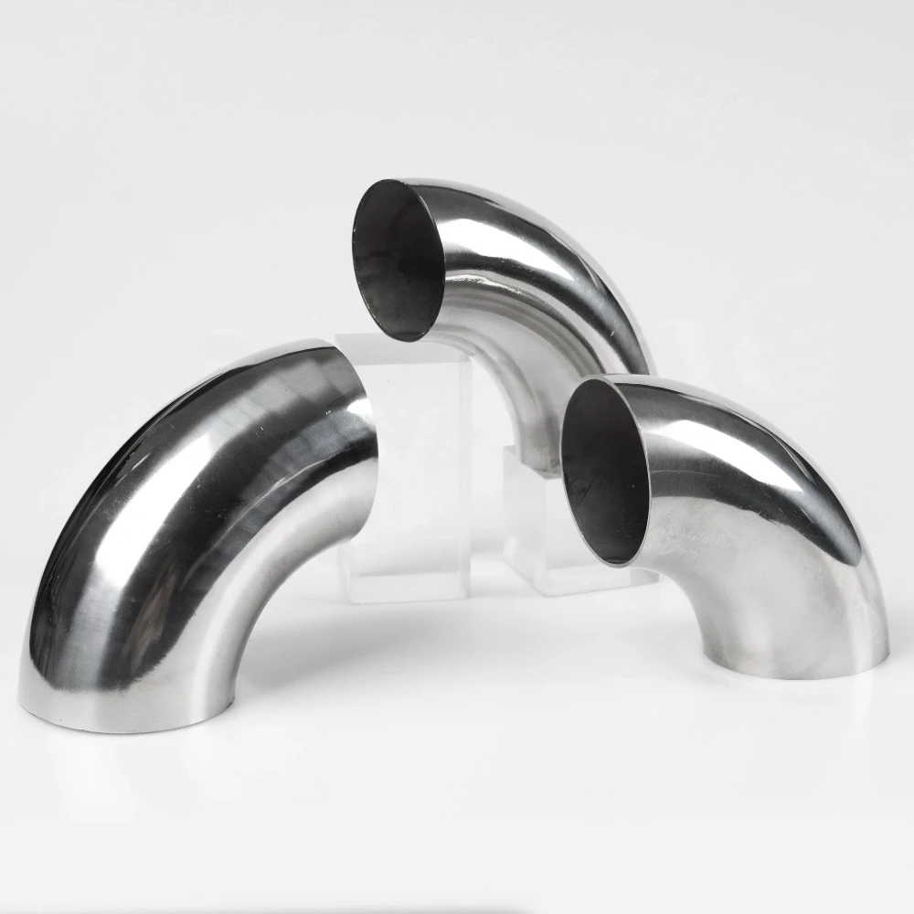 Universal 90 Degree Stainless Steel Pipe Fittings Elbows Welding Pipe Fitting Car Exhaust Pipe Muffler Welded Pipe 51/63/76/89mm
