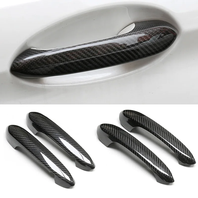 High quality real carbon fiber door handle For BMW 3 4 5 6 7 8 X Series G01 G02 G05 G06 G07 G20 G22 G30 G31 G38 G11 G32  M5 F90