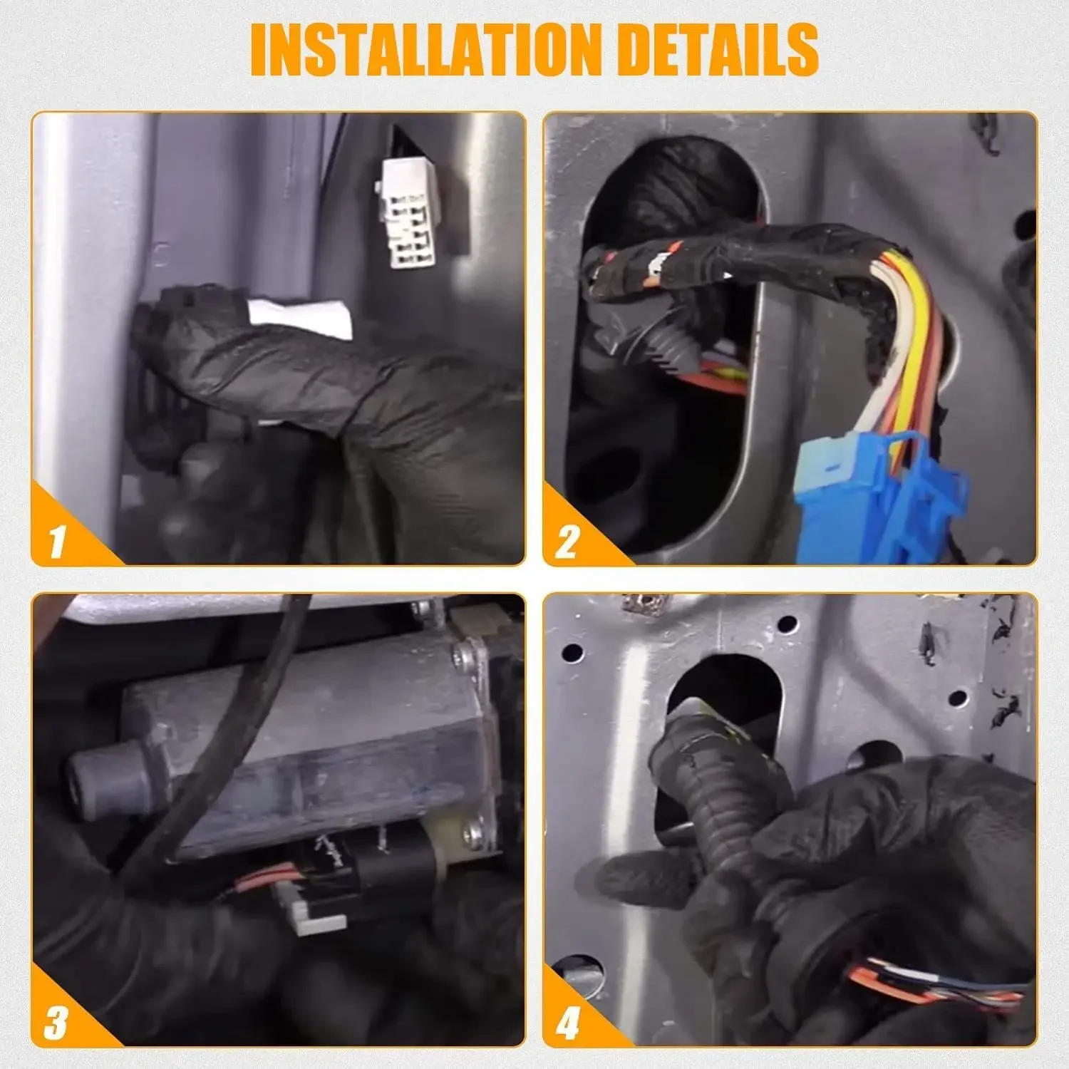 56051694AA 56051931AA 高品質プラスチック製リアドア配線ハーネス 2004-2010年式 ダッジ ラム 1500 2500 3500 4500 5500 DH-1066用