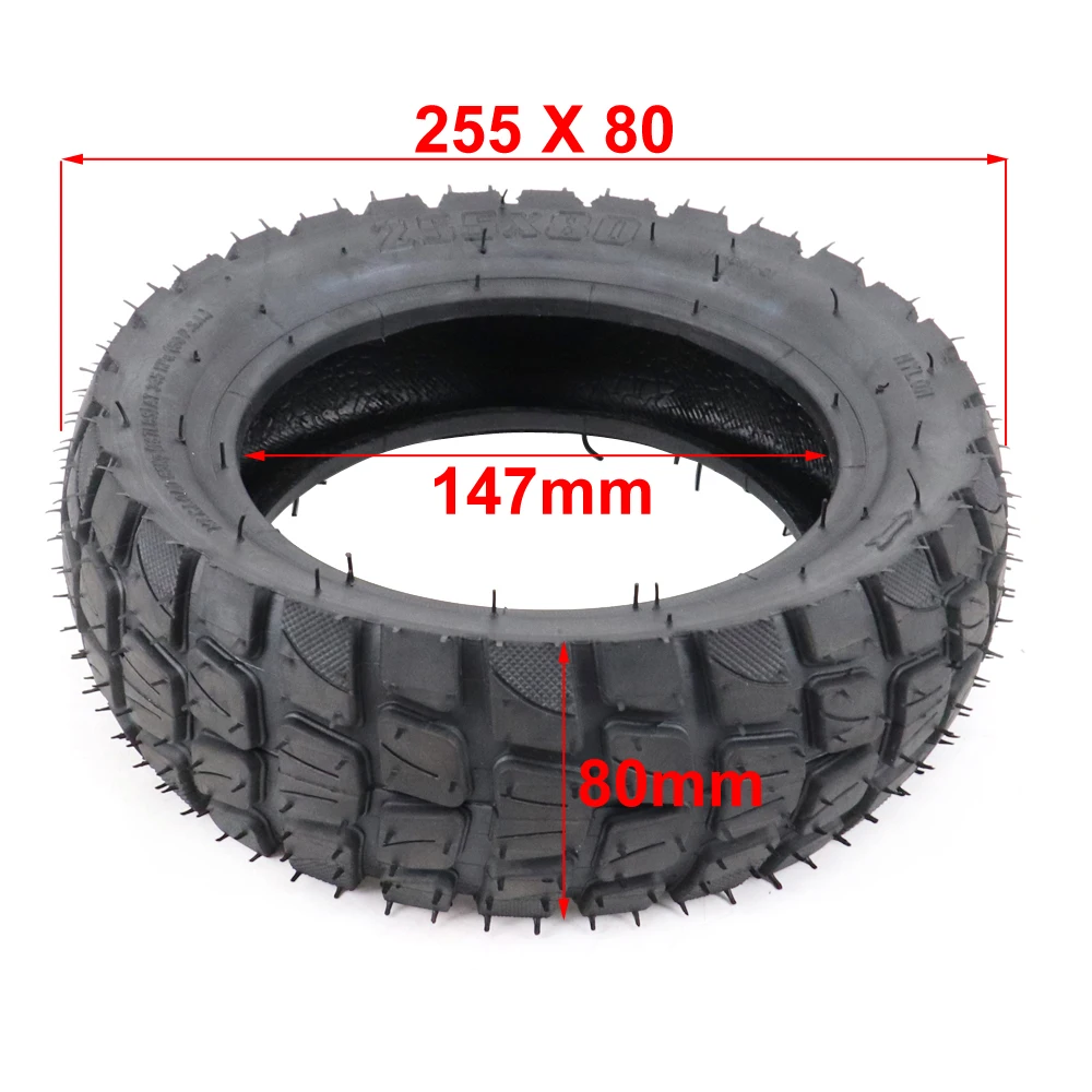 255x80 Tire 255*80 Inner Tube Outer Tyre 10 Inch Off-road Tire for Electric Scooter Speedual Grace 10 Zero 10X 10 * 3