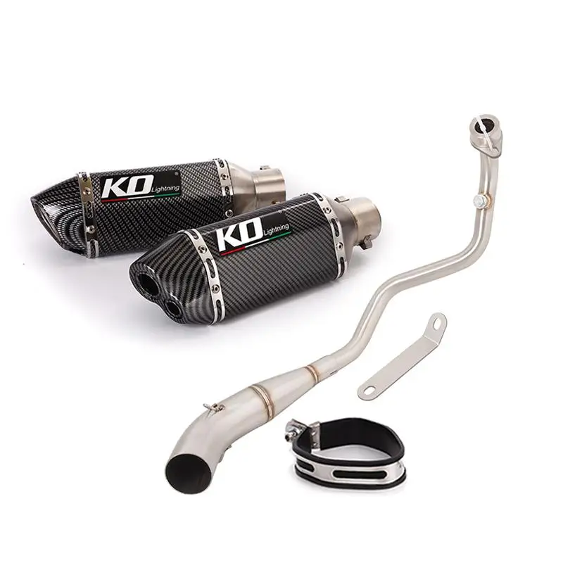 

Exhaust System For Honda CB150R 17-22 51MM Motorcycle Escape Muffler Pipe Front Link Pipe Slip On With DB Killer Stainless Steel