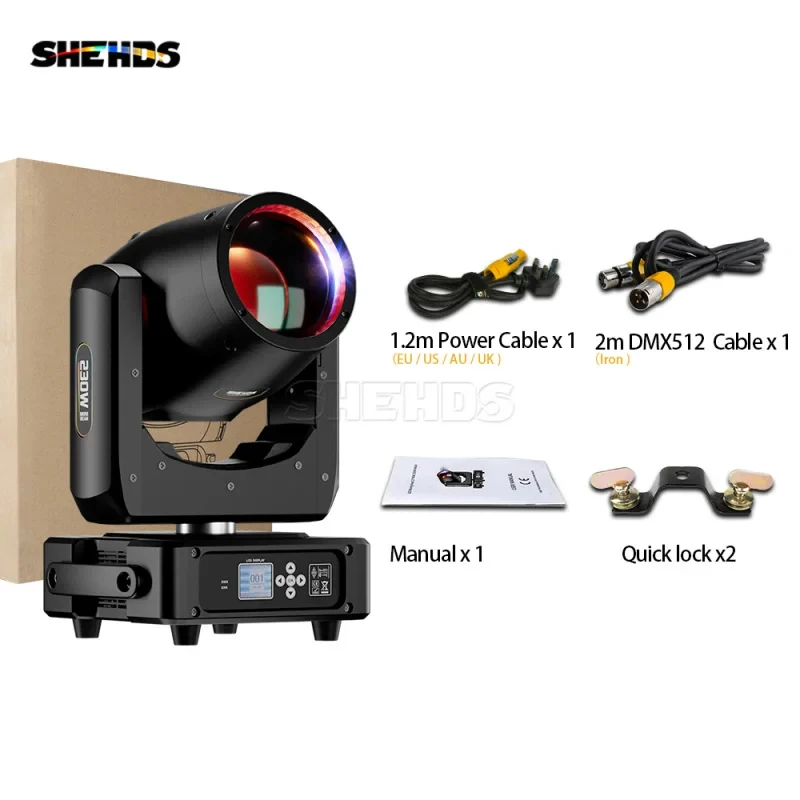 

Sharpy DMX 512 Moving Head Beam Light 230W Full Color Mini Stage Light for DJ Events Parties White Color 7R Factory Outlet