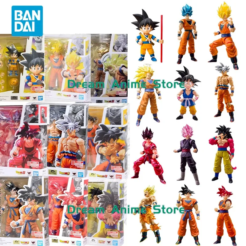 

Bandai Original Dragon Ball Anime Figure SHFiguarts Son Goku Action Figure Toys for Kids Gift Collectible Model Ornaments