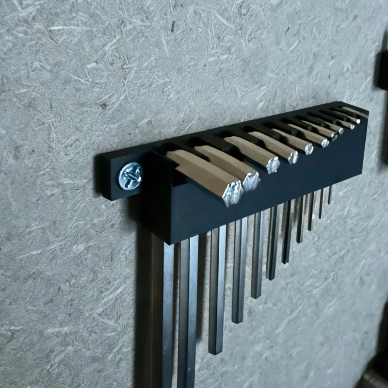 Modular hexagonal wrench wall-mounted bracket hexagonal wrench storage rack Garage tool wall rack