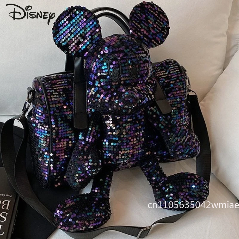 ميكي 2026 حقيبة دمية جديدة ثلاثية الأبعاد عصرية وعالية الجودة حقيبة كروس ترتر بلون سادة حقيبة يد فتاة متعددة الاستخدامات