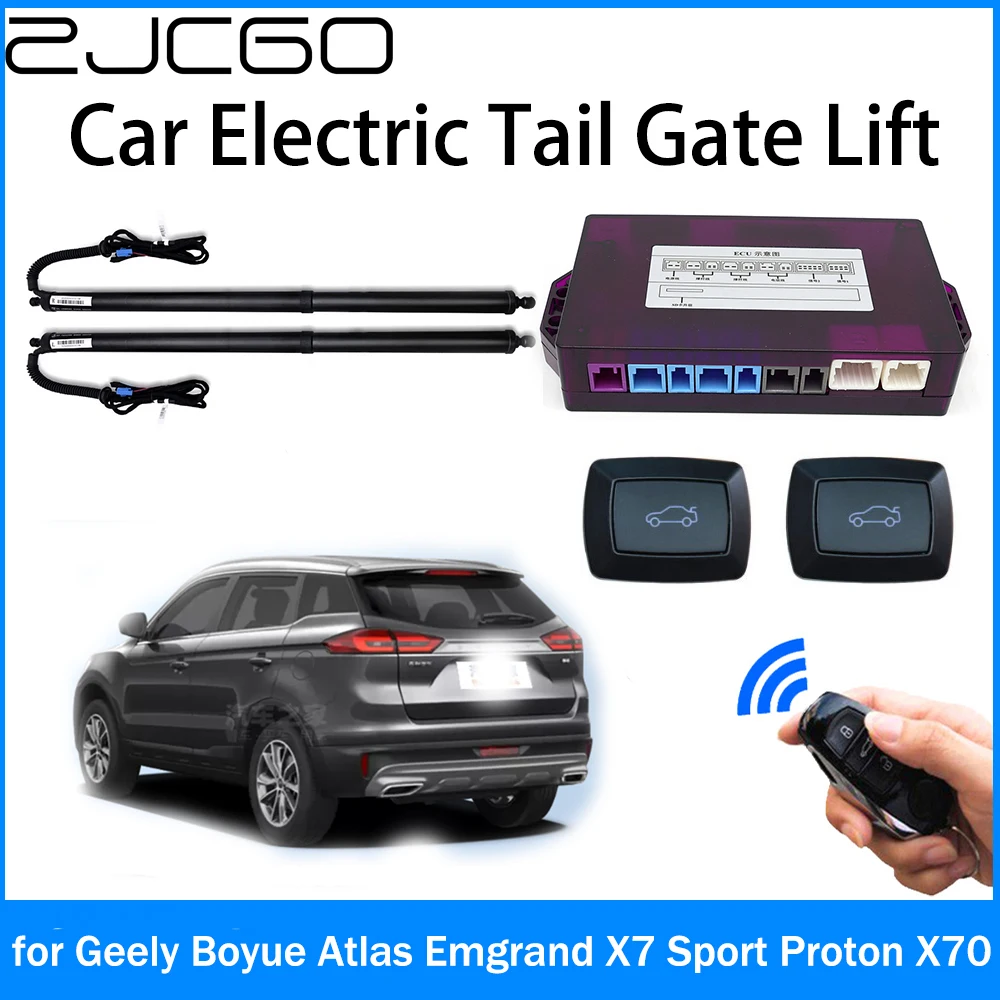 

ZJCGO Power Trunk Electric Suction Tailgate Intelligent Tail Gate Lift Strut for Geely Boyue Atlas Emgrand X7 Sport Proton X70