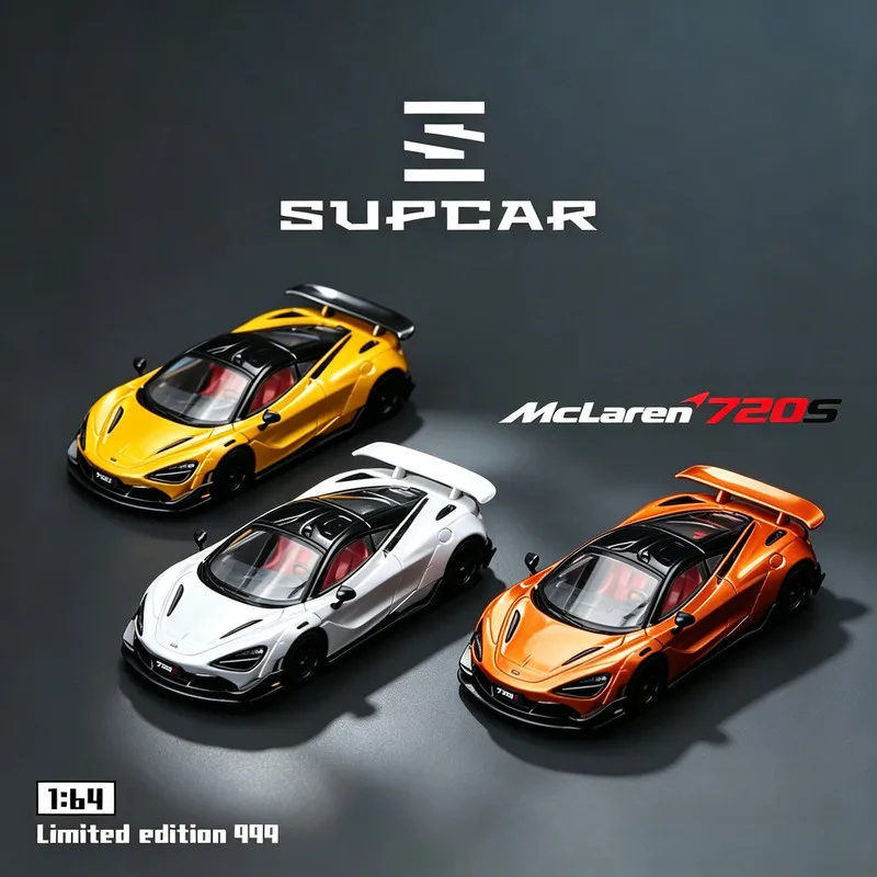 SUPCAR 1/64 McLare 720S LBWK Diecast Car Model Alloy Simulation Collection Toy Gift For Boys#peetyeee