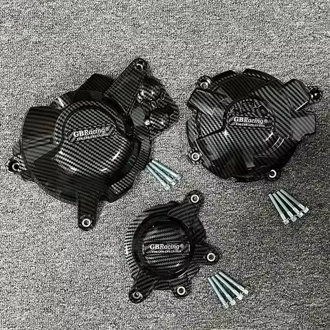 FOR HONDA CBR1000RR Fireblade &amp; Fireblade SP 2017-2019 Motorcycle Engine Protection Cover Protective Covers Carbon Fiber Texture