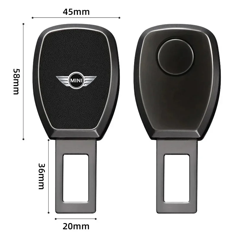 Car Seat Belt Clip Extension Seat Lock Buckle Seatbelt Clip For Mini Cooper S 2011 2012 2013 R56 R50 R53 R60 car accessories